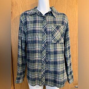 Arizona Jeans Co. Plaid button down shirt XS